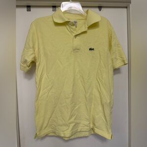 Lacoste yellow polo - size 4 (Large). Made in France